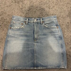 Agolde Denim Mini Skirt